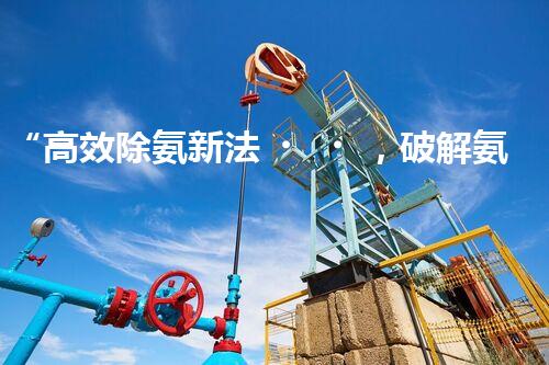 “高效除氨新法，破解氨氮廢水超標(biāo)難題”
